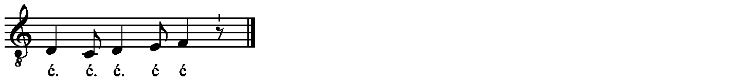 Refrain musical notation